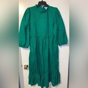 NWT Crown & Ivy Lamar Green Dress Size 12